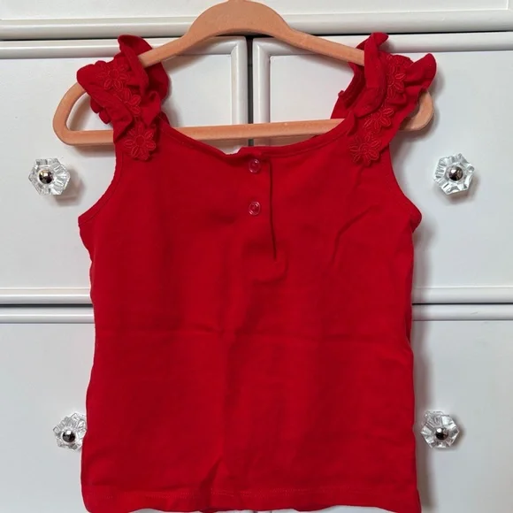 Janie and Jack Ruffle tank top - Picture 6 of 6